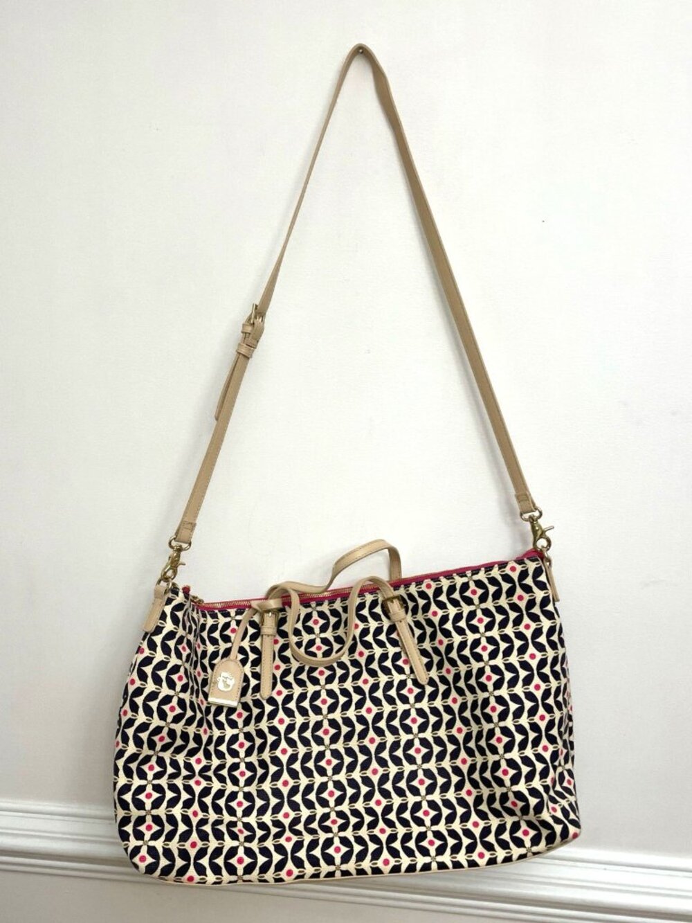 Spartina 459 Dafuskie Island Maritime Pattern Purse‎ Tote Large Shoulder Handbag